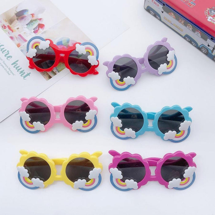 Children's glasses rainbow cartoon Sunglasses