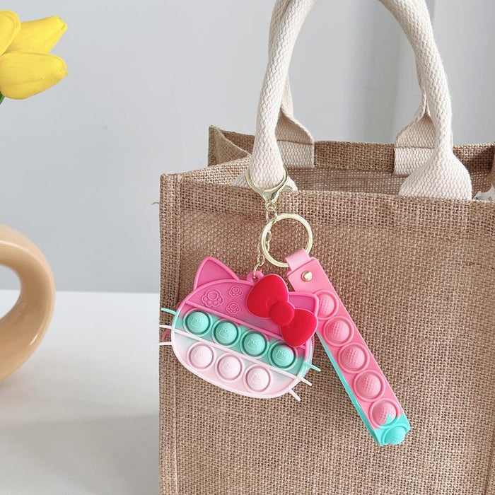 Silicone Mini Coin Purse Keychain