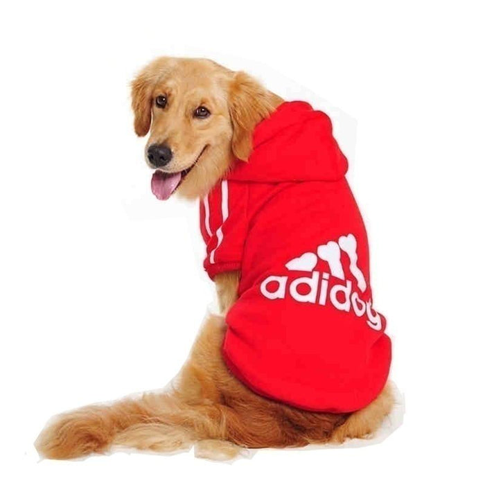 Winter Dog Clothing Adidog Sports Hoodie