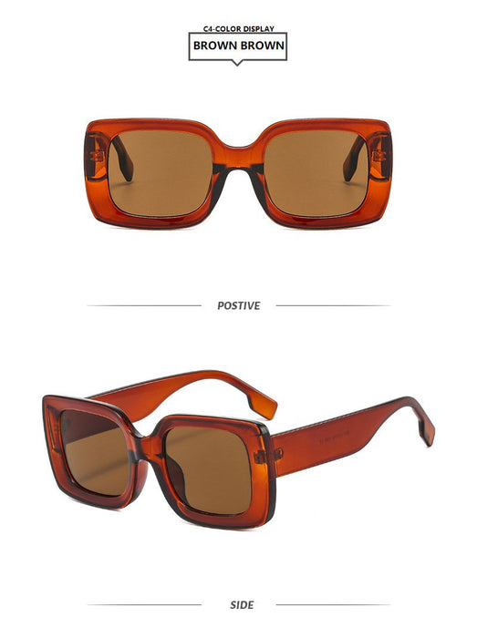 Box simple Retro Sunglasses