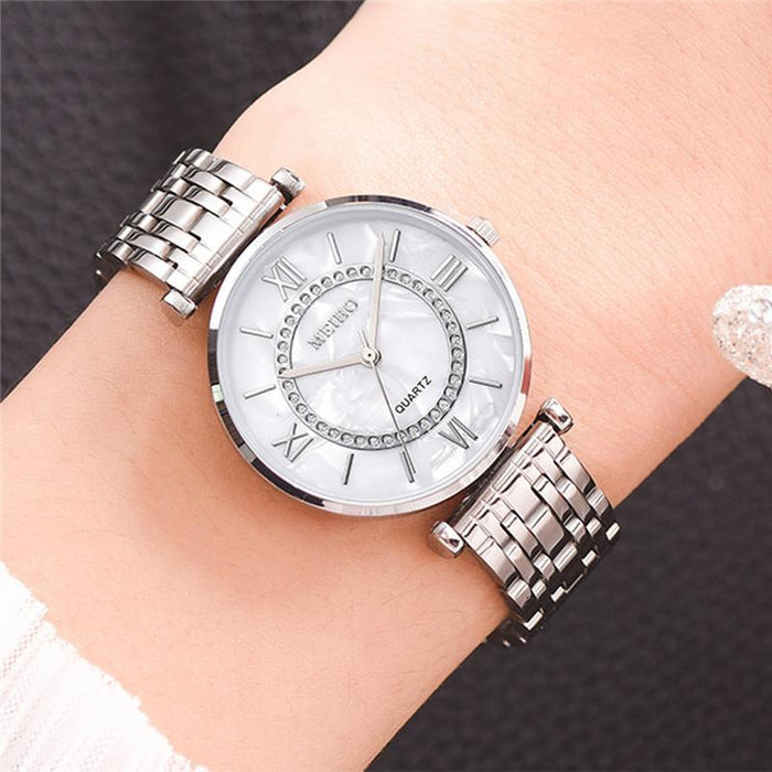 Women Watch Steel Quartz Fashion Wristwatch-ZZH2839