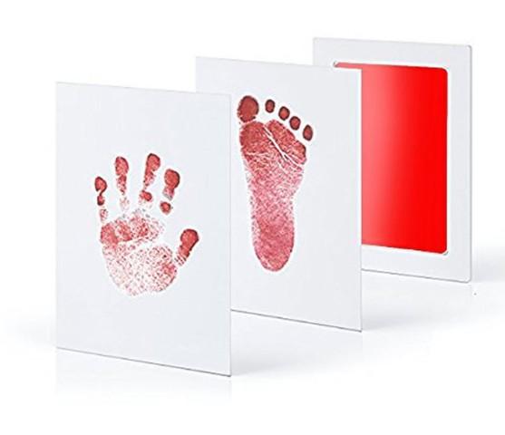 Non-Toxic Baby Handprint Footprint Imprint Kit Souvenirs