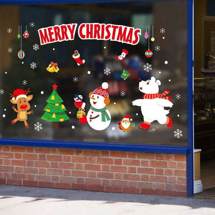 2022 Christmas Window Stickers