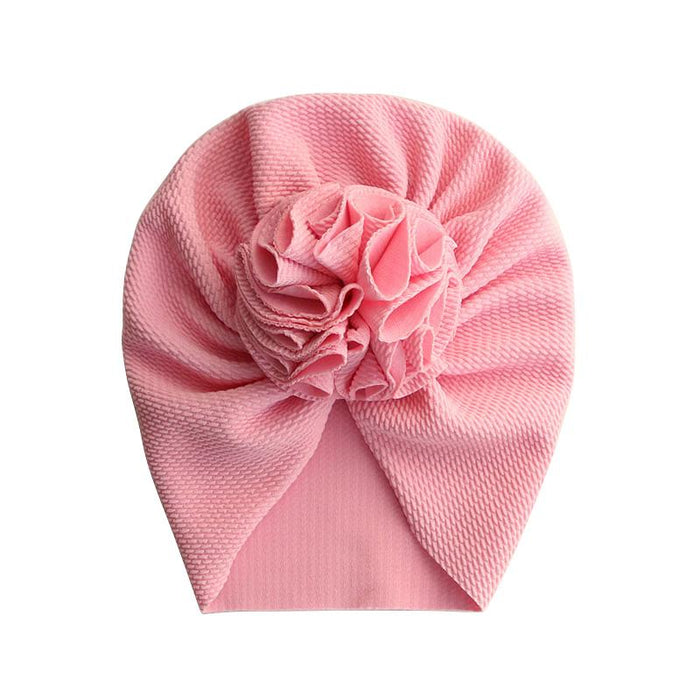 Cute Flower Baby Girl Indian Hat Infant Headwrap