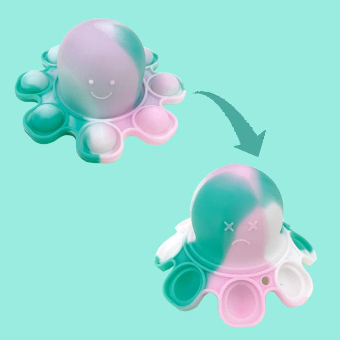New Flip Octopus Octopus Pendant Silicone Anti-Stress Relief