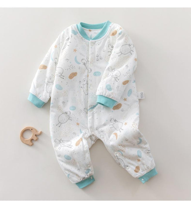 Baby Cartoon Warm Jumpsuit