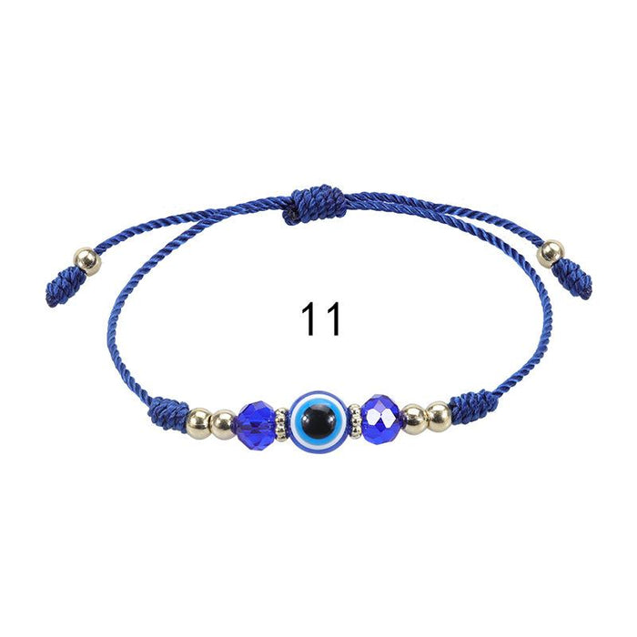 Handmade Devil's Eye Beaded Bracelet