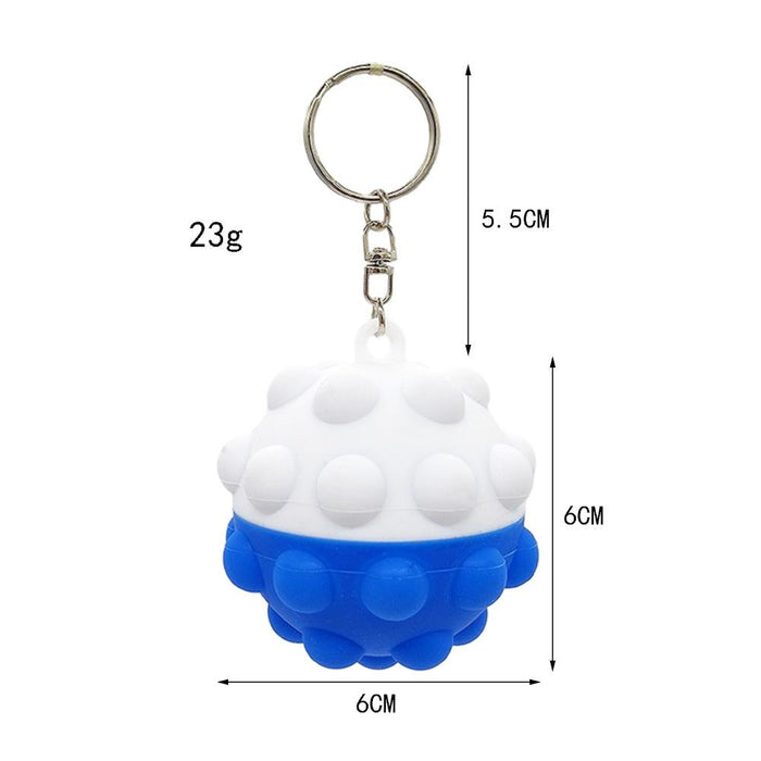 Vent Toy Pop It Fidget decompression Ball Keychain Toys