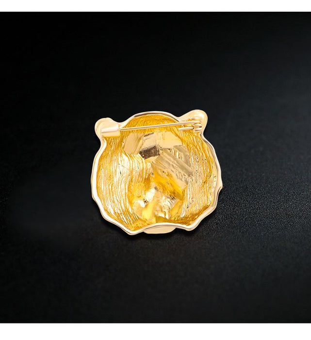 New Tiger Brooch Collar Pin Men's Brooch Pin