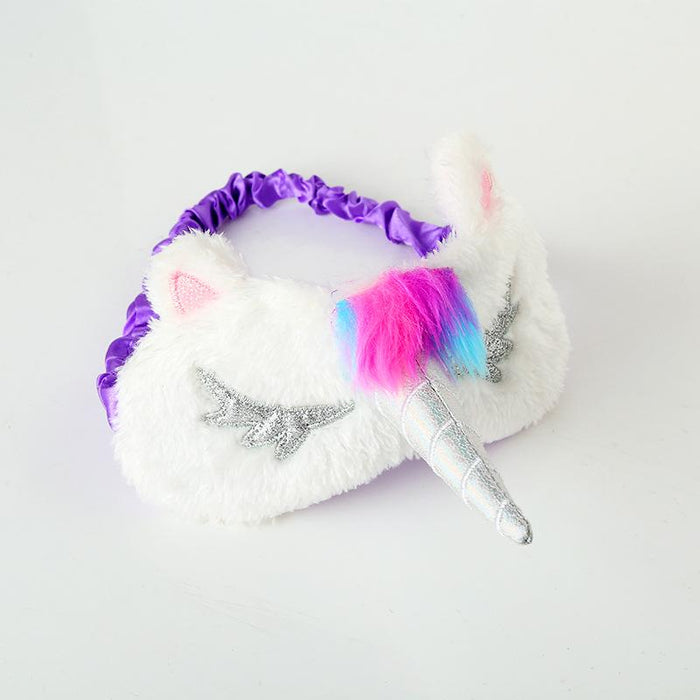 Cute Three-dimensional Cartoon Plush Sleep Shading Eye Mask