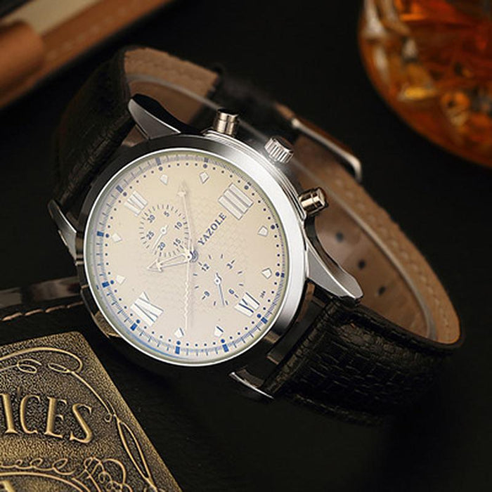 Relogio Masculino Brand YAZOLE Quartz Watch Casual Business Unique Male Wristwatches