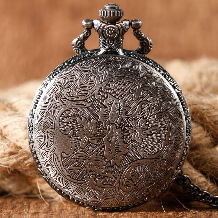 Antique Game of Thrones Strak Family Crest Winter Is Coming Pocket Watch
