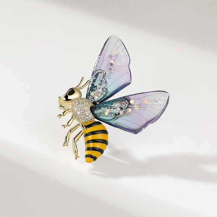 Transparent Wings Dragonfly Brooch Clothing Accessories Butterfly Corsage Bee Pin
