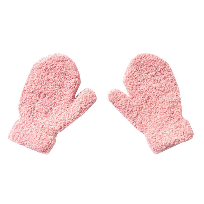 Warm Plush Thick Warm Baby Gloves
