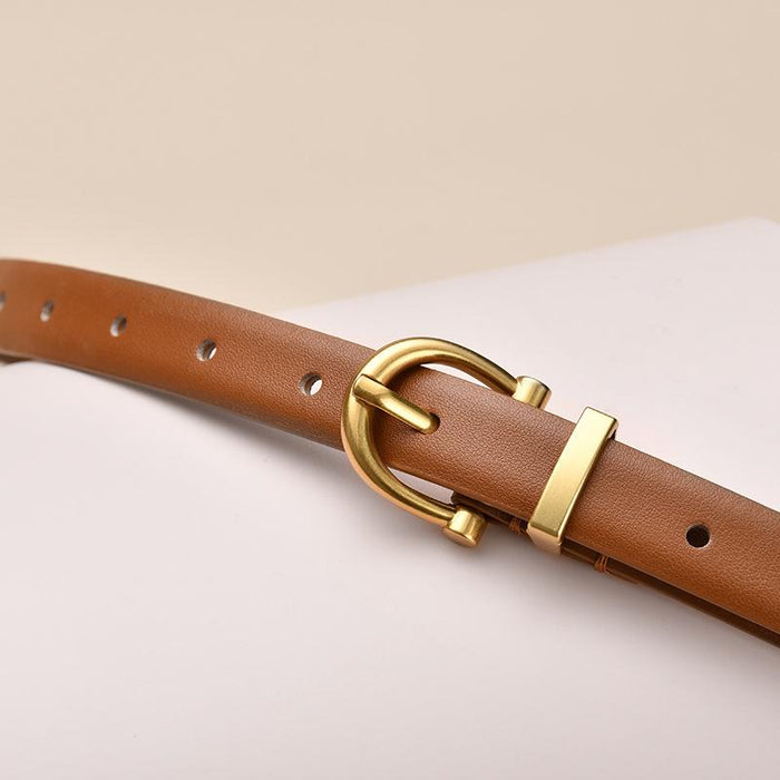 Simple Fashion Thin Belt Jeans Belt