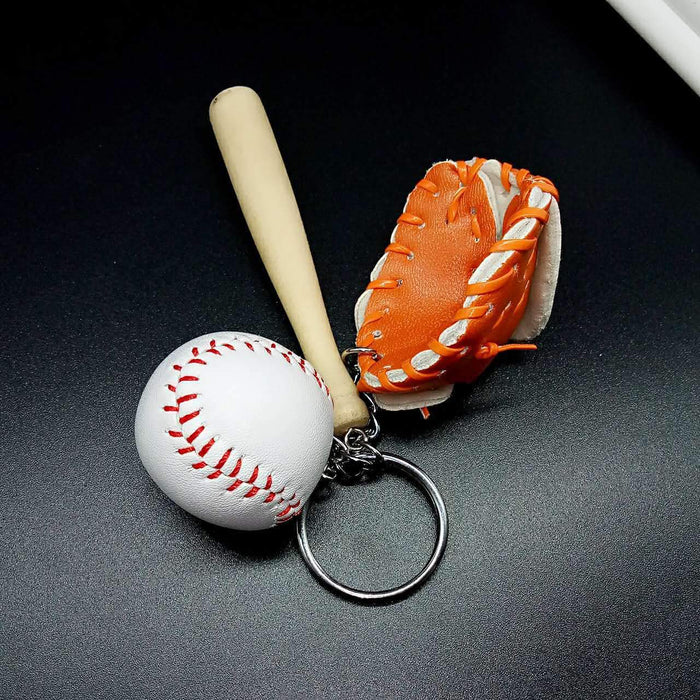 Creative Baseball Key Chain Souvenir Backpack Pendant