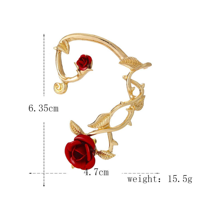Alloy Vintage Flower Earrings