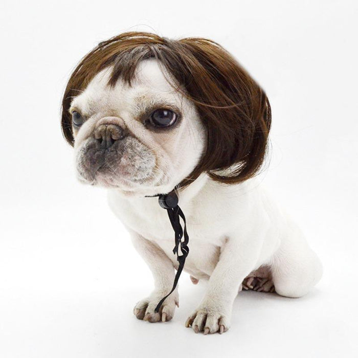 Funny Clothes For Cat Costume Hair Wig Cap Dog Costumes