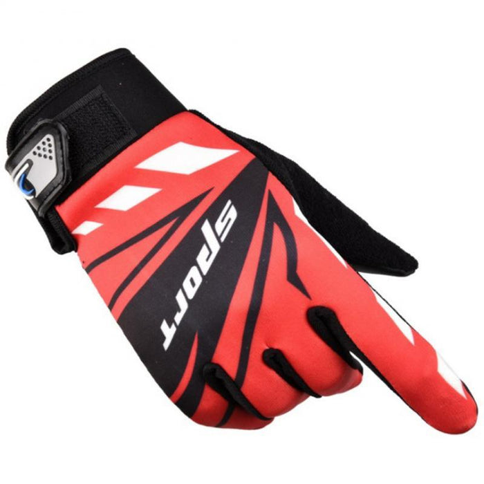 Full Finger Bike Gloves Breathable Anti-shock Non-slip Fishing