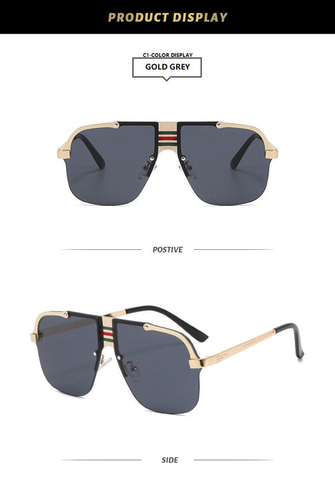 Square large frame sunglasses