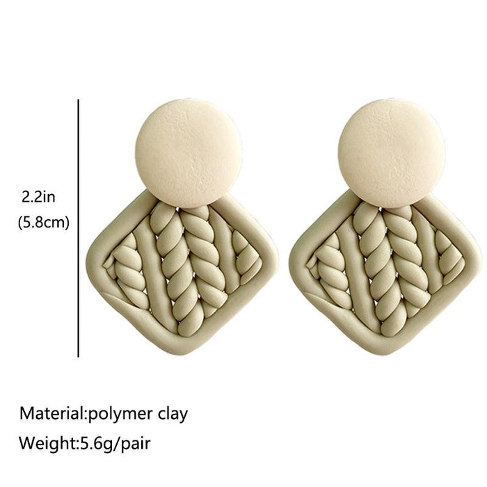 Polymer Clay Soft Ceramic Earrings