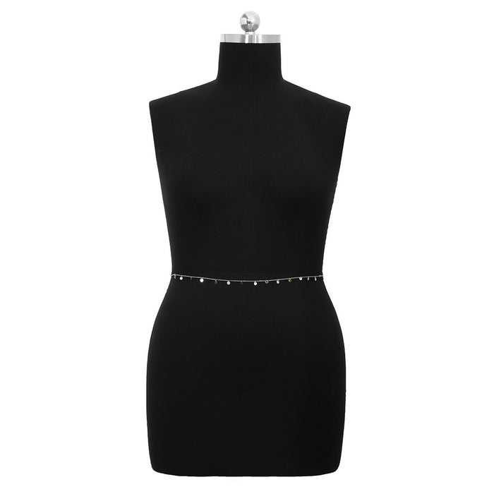 Sexy Simple Star Rhinestone Tassel Women's Waist Chain