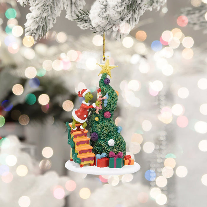 Green Headdress Grinch Christmas Tree Pendant Decoration