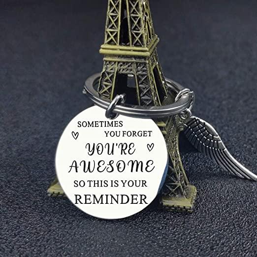 Funny Inspirational Keychain Best Friend