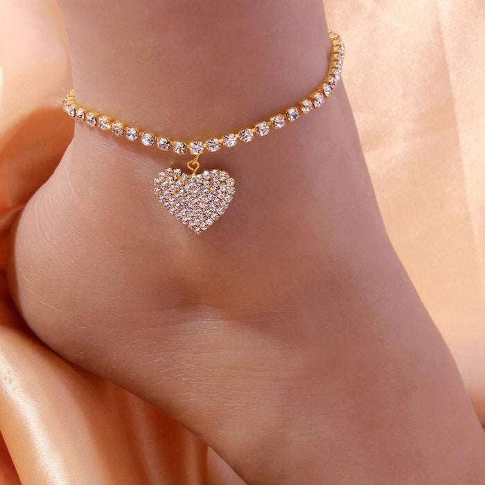 Rhinestone Anklets For Women