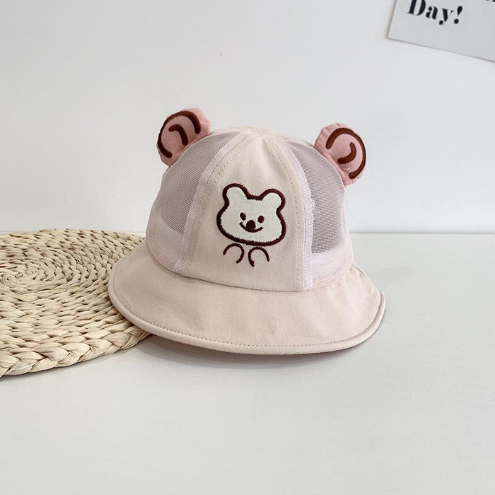 Summer Cute Baby Bear Ears Children's Fisherman Net Hat