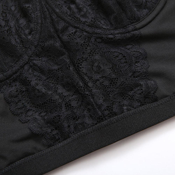 Lace Sexy Black Women Slim Fit Tank Top