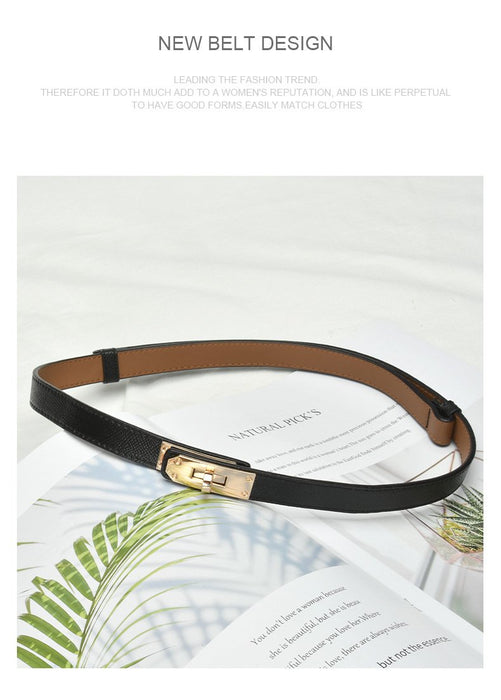 Leather Fashion Waist Belt with Dress Decoration