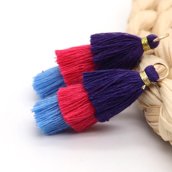 100 Pieces Three-layer Handmade Diy Tassel Pendant