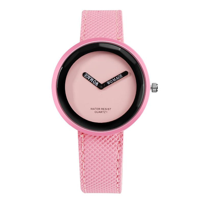 Fashion Women Quartz Leather Strap WristWatch