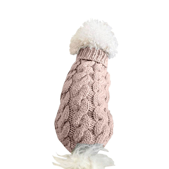 High collar knitted pet cat and dog clothes