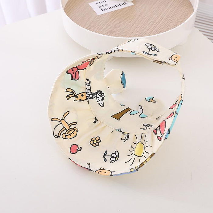 Summer Children Cartoon Animal Ears Empty Sun Hat