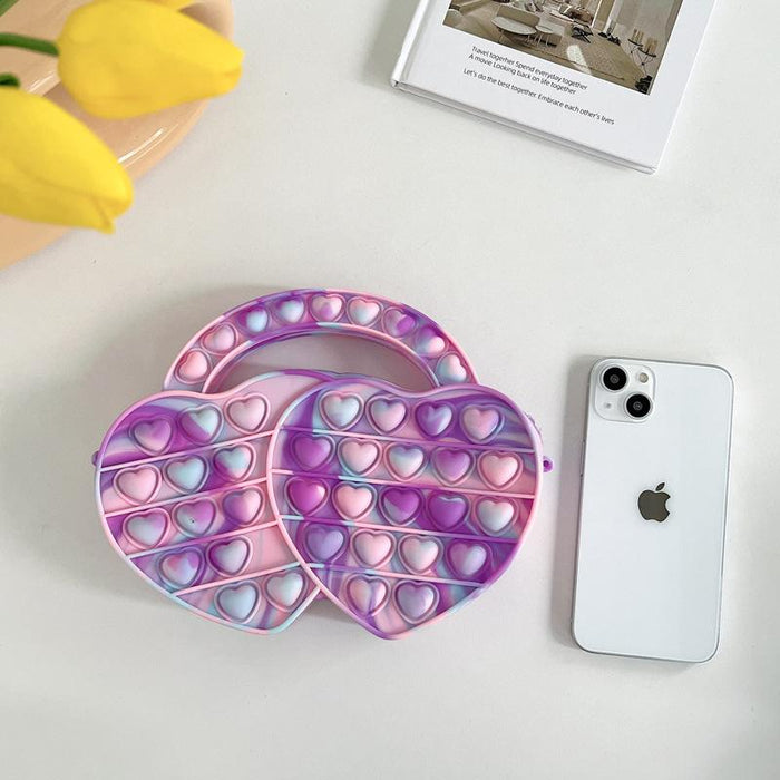 Decompression puzzle bag cartoon children's coin purse toy