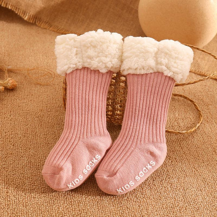 Winter Baby Solid Tincken Socks For Girls Boys