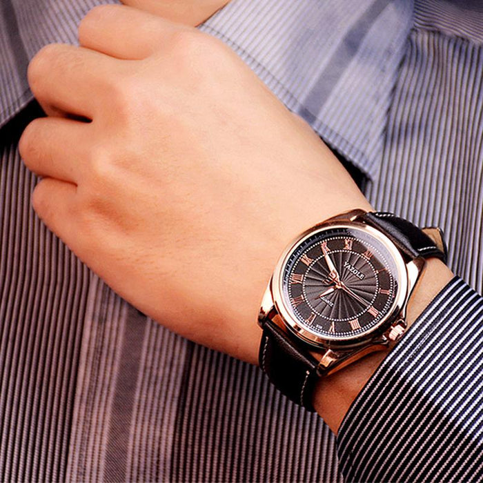 Top Brand Luxury Yazole Watch Man Roman Scale Male Quartz Watch Business Men's Watch