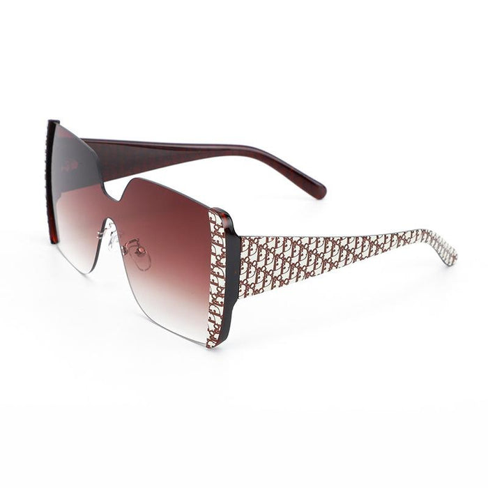 Men's and women's one piece flower wrapped Sunglasses