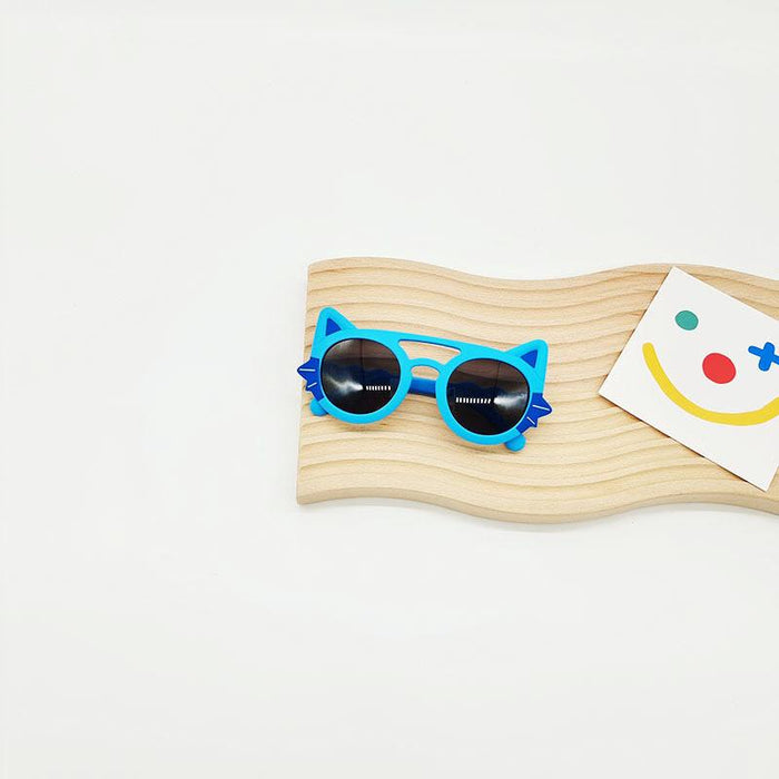 Cartoon Cat Personality Silicone Children's Sunglasses