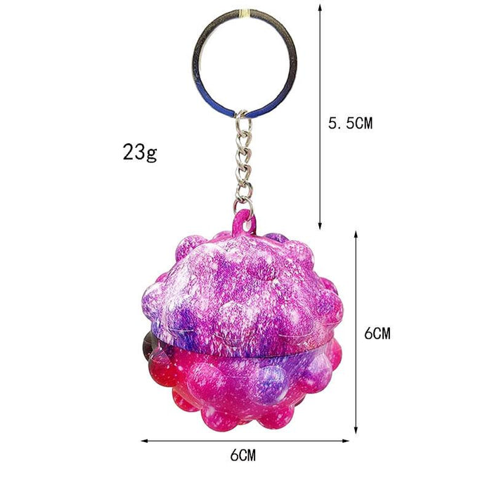 Vent Toy Pop It Fidget decompression Ball Keychain Toys