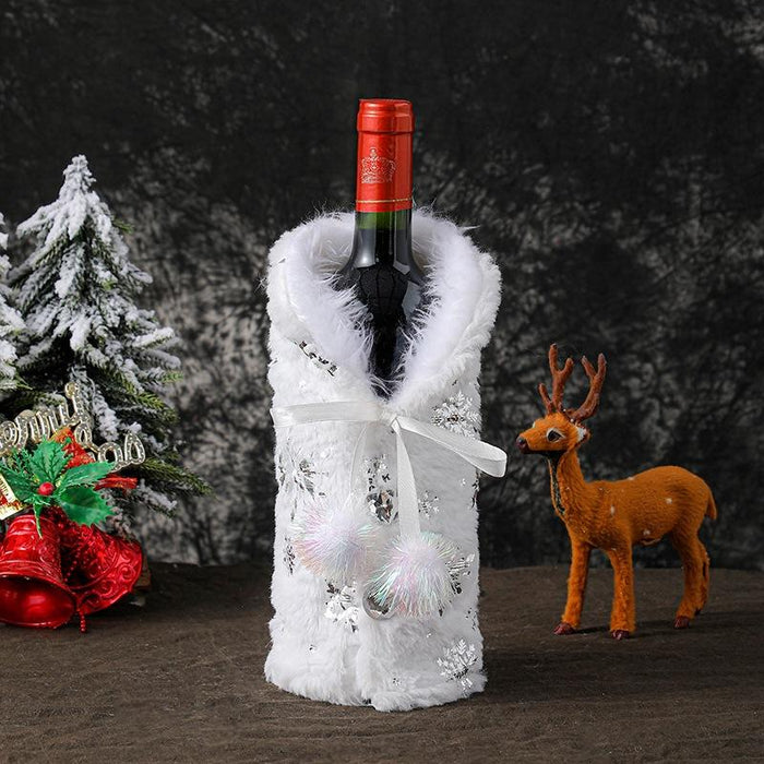 Christmas Decorative Wine Bottle Cover Bag