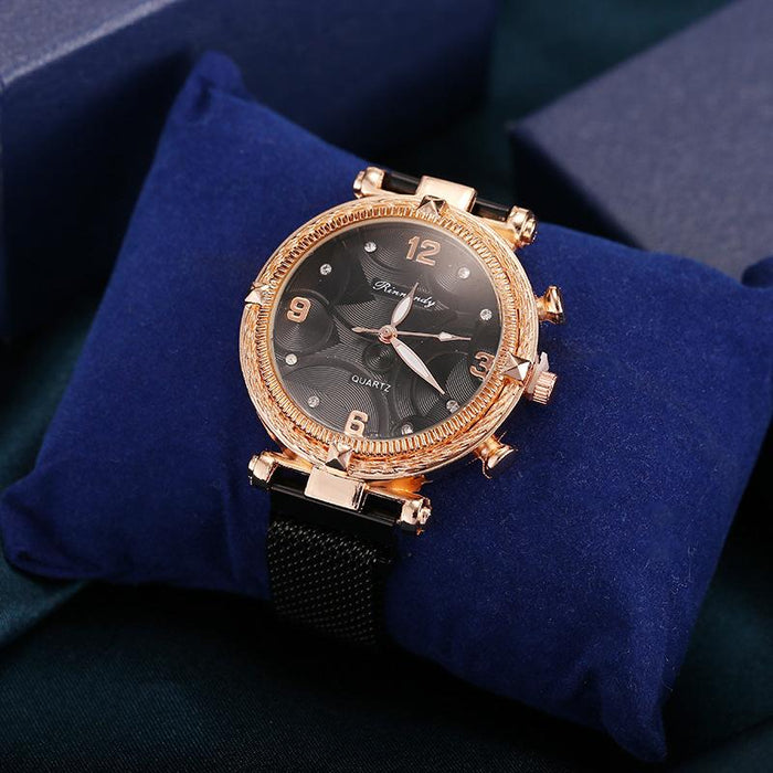 New Stainless Steel Women Wristwatch Quartz Fashion Casual Clock LLZ22322