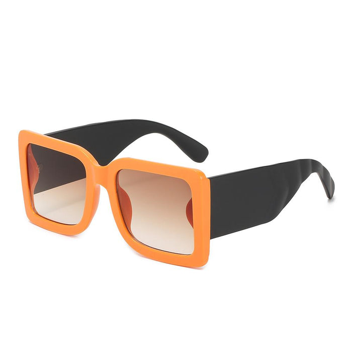 Sunglasses square large frame UV protection