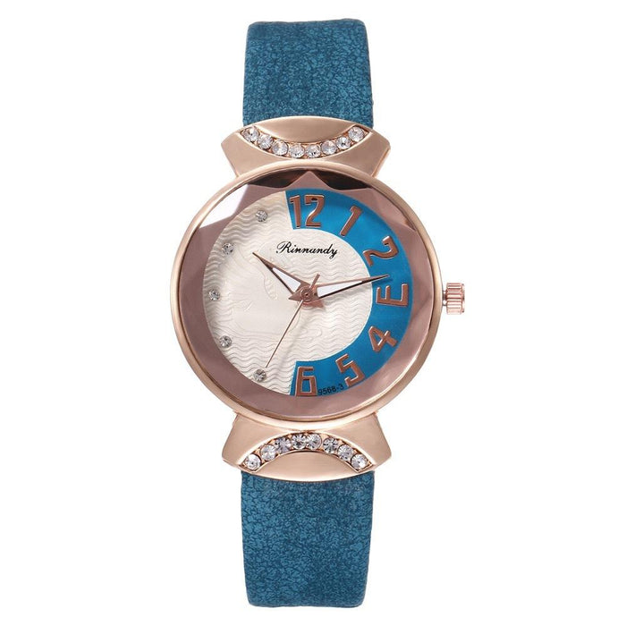 New Stainless Steel Women Wristwatch Quartz Fashion Casual Clock LLZ22228