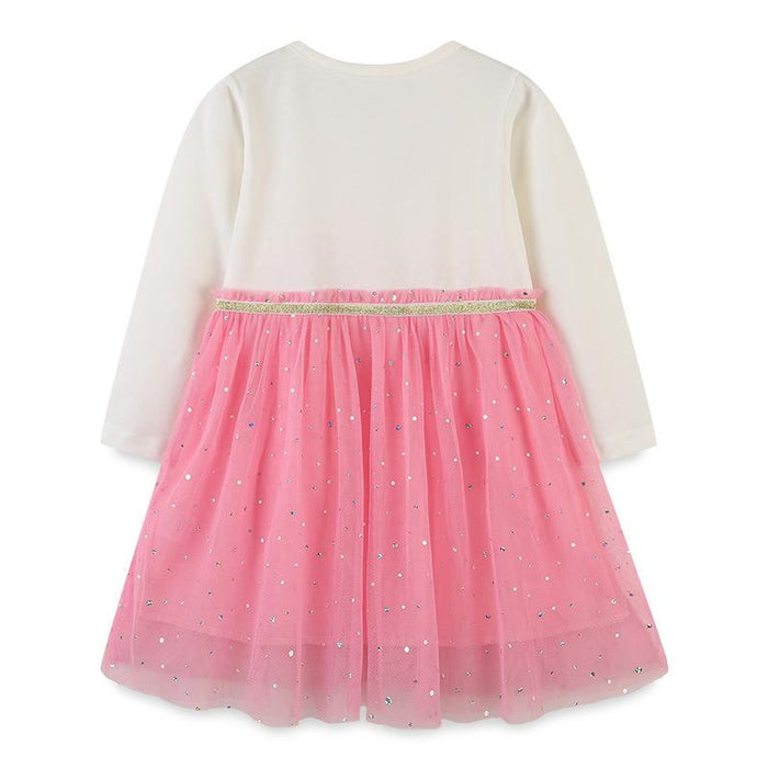 Screen Princess Dress printed long sleeved children's skirt