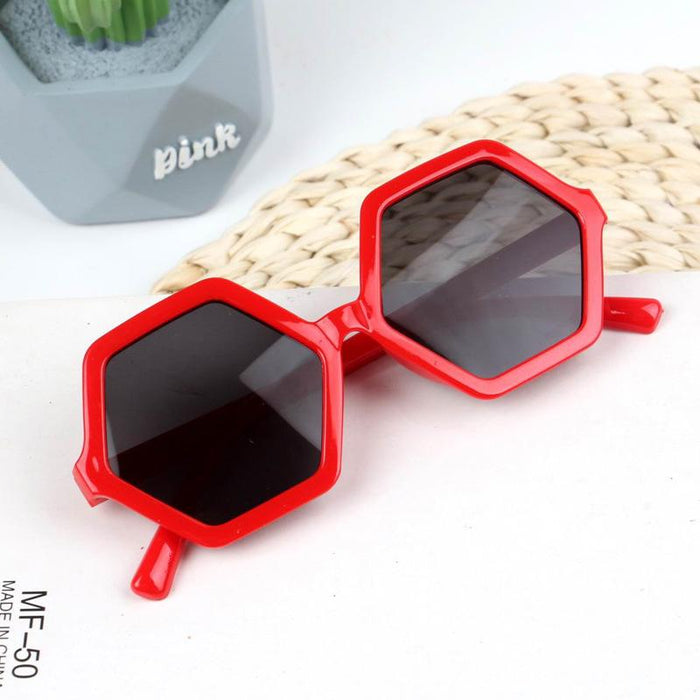 Children's Sunglasses hexagonal diamond Sunglasses