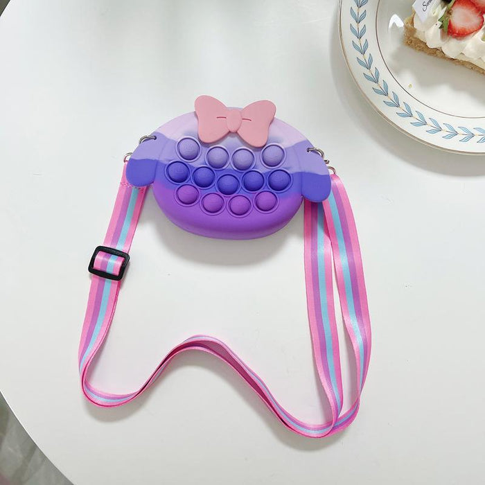 Bow powder diagonal bag toy