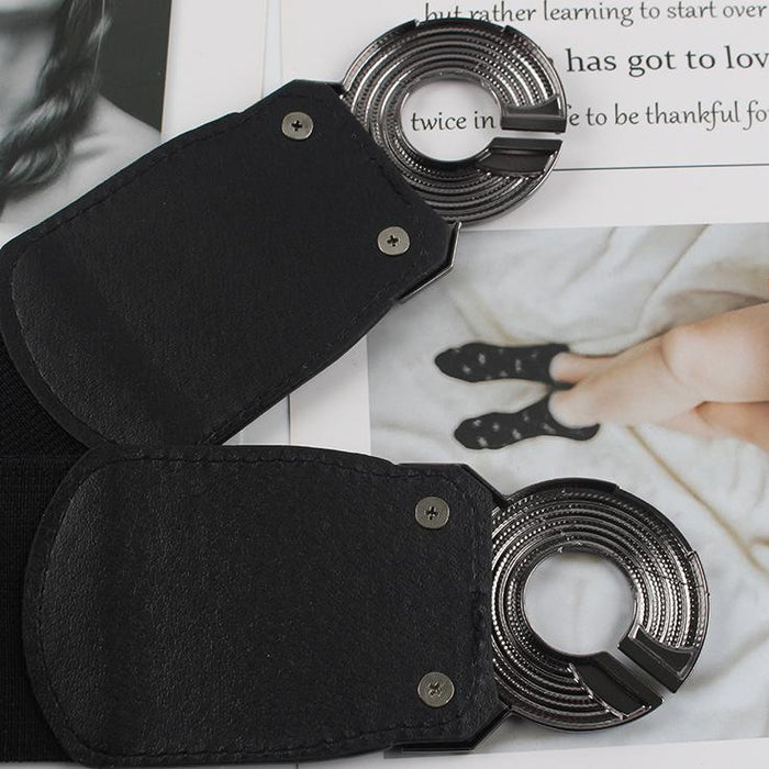 Simple Women's Waist Decorative Wide Belt